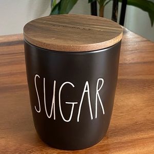 Rae Dunn Sugar Canister! (Black)